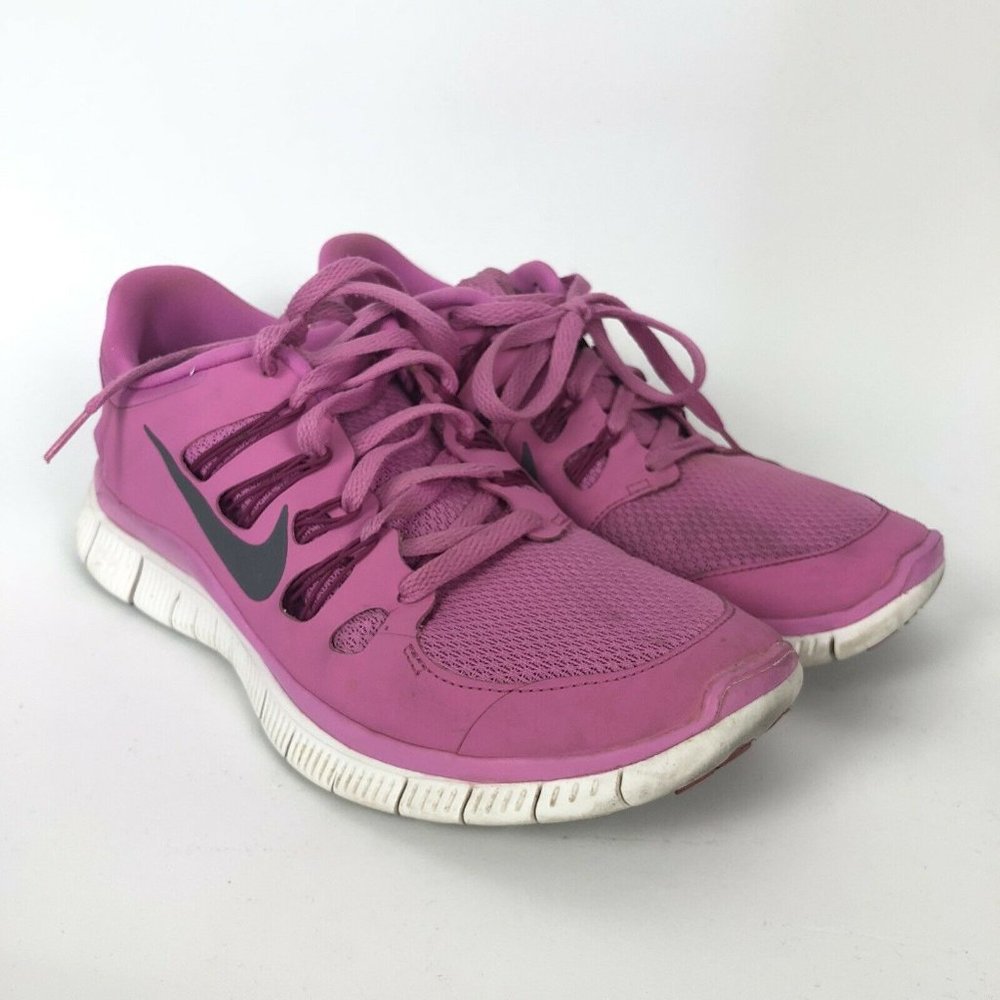 Nike Free 5.0 Womens Pink Running Shoes Size 9 - Picture 2 of 11